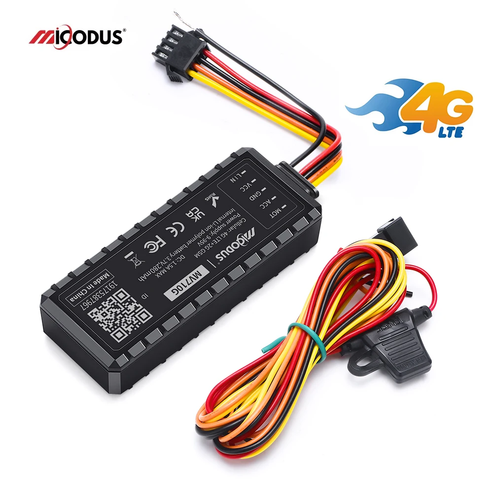 MV710G MiCODUS 4G Google Map Realtime Location Gps Tracking Mini Device Vehicle Gps Car Tracker With SMS Remote Engine Cut Off
