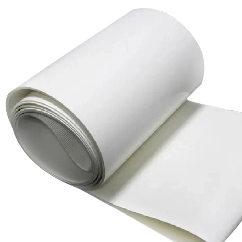 Wearing resistant food grade white smooth top pvc conveyor belt for industry