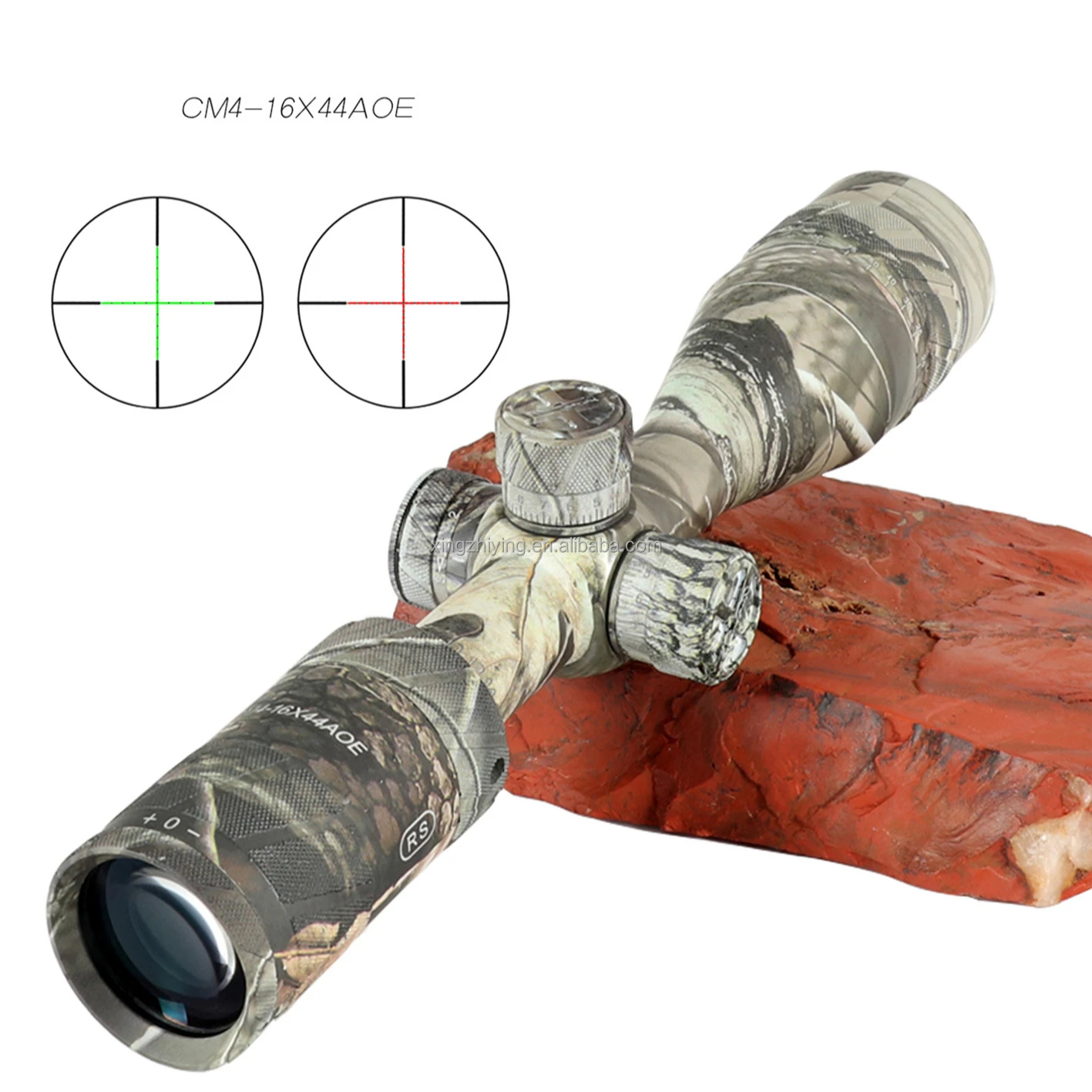 Tactical Scope Optical Sight CM 4-16x44 AOE 4-16X Optics Scopes Red Green Laser Sight For Outdoor Hunting