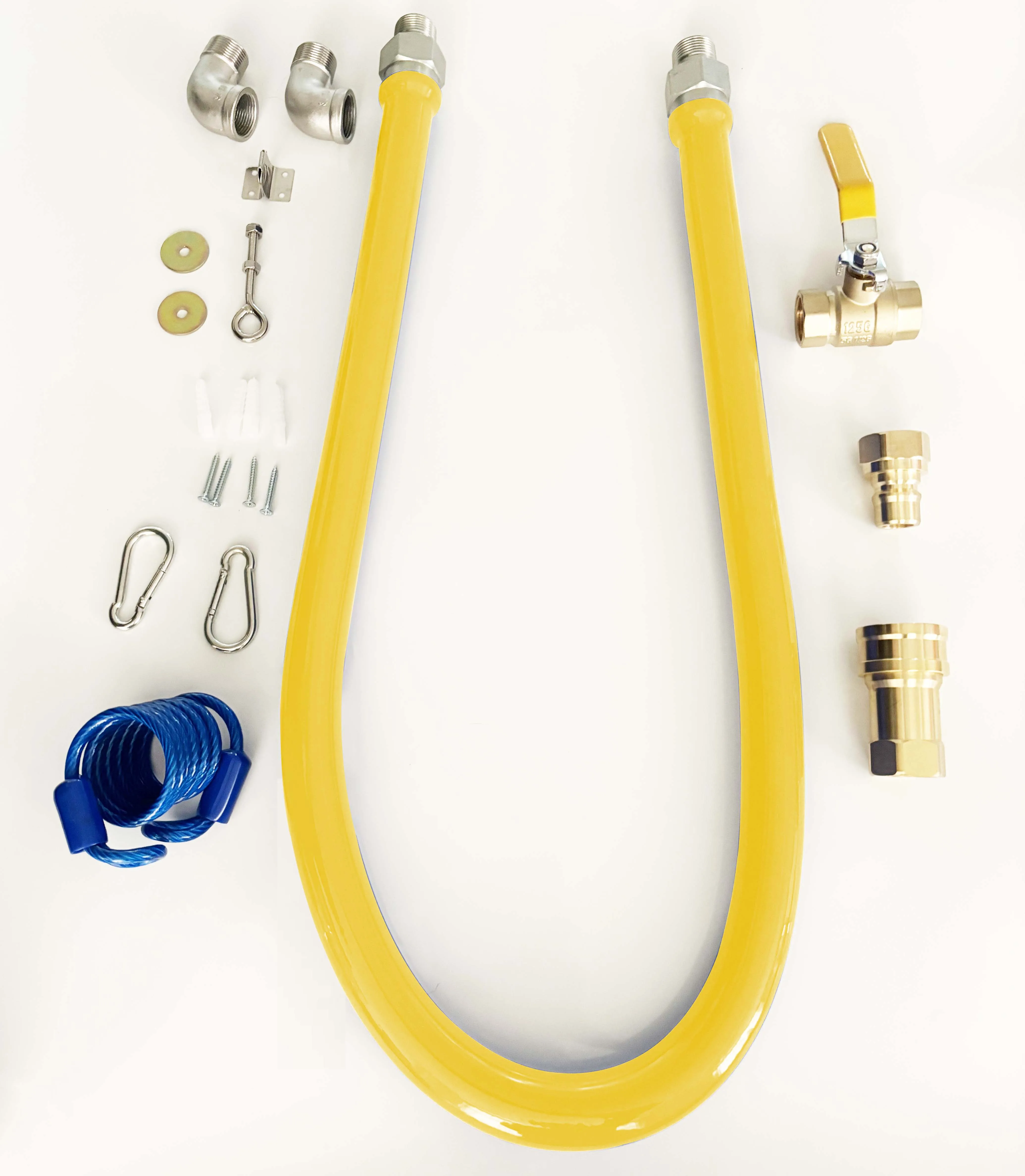 Commercial Gas Connector Kit with flexible Hose for kitchen