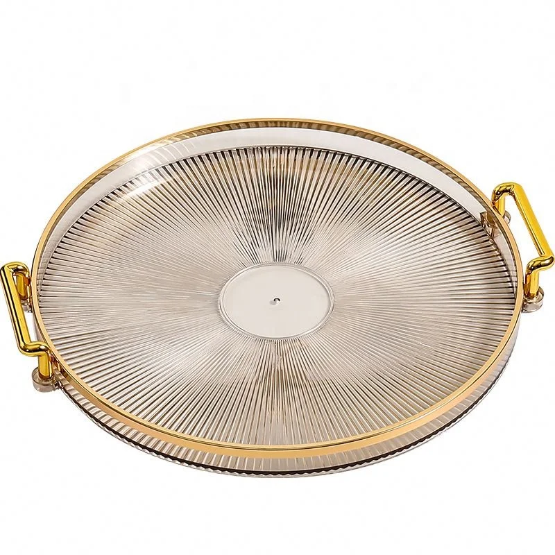 Hot Selling Customized Transparent Acrylic Tray Storage Display Acrylic Service Tray With Handle