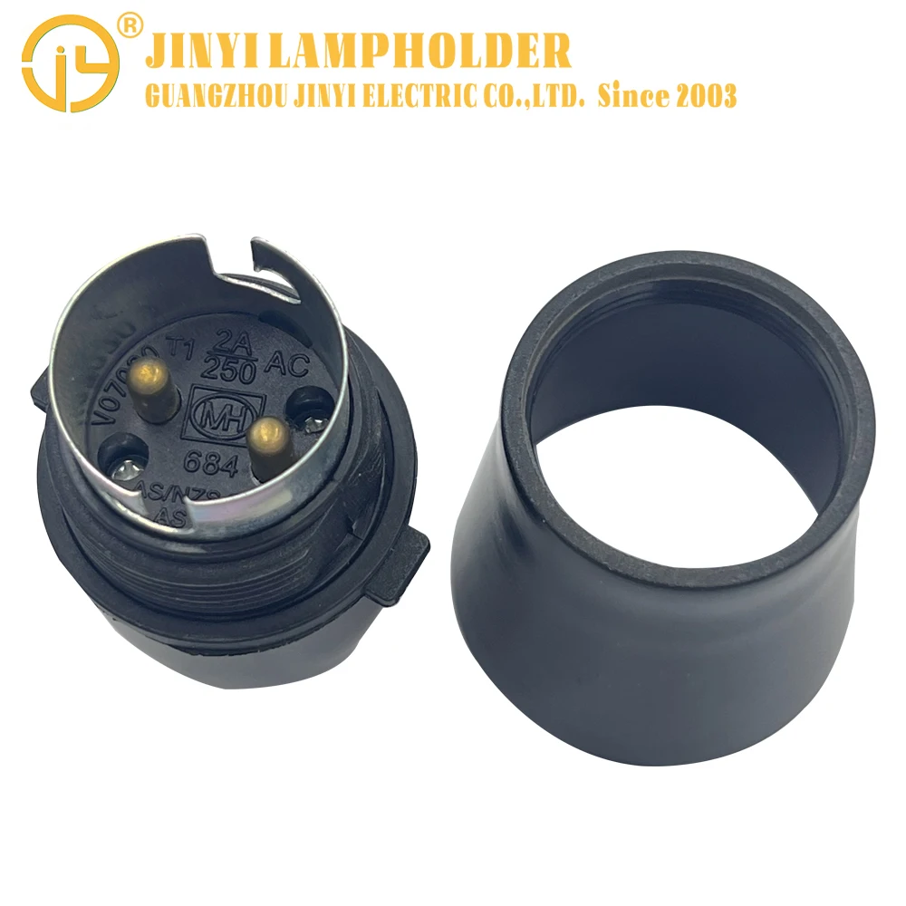 B22 lamp socket with back bakelite lamp jolder LED light bulb holders bayonet type phenolic floor lamp