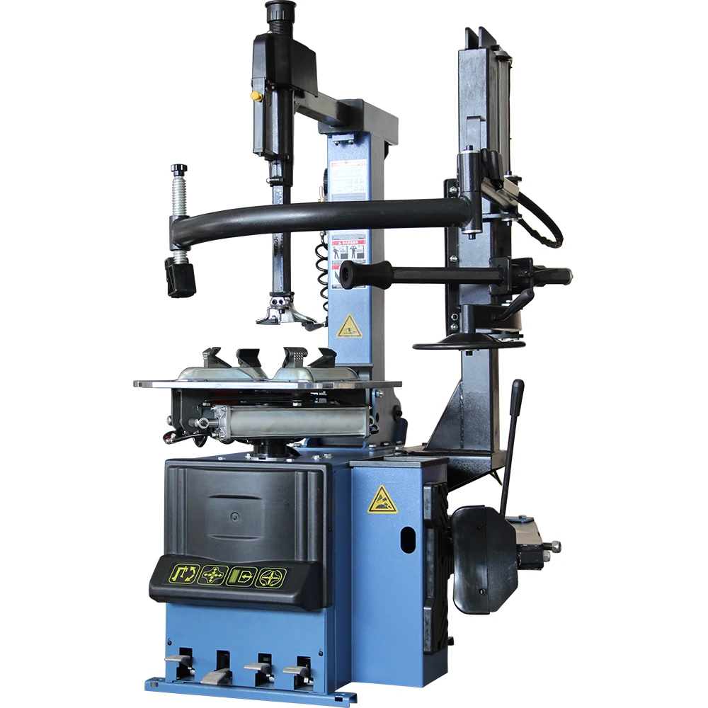 advanced car tire changer machine with helping arm for tire repair service workshop