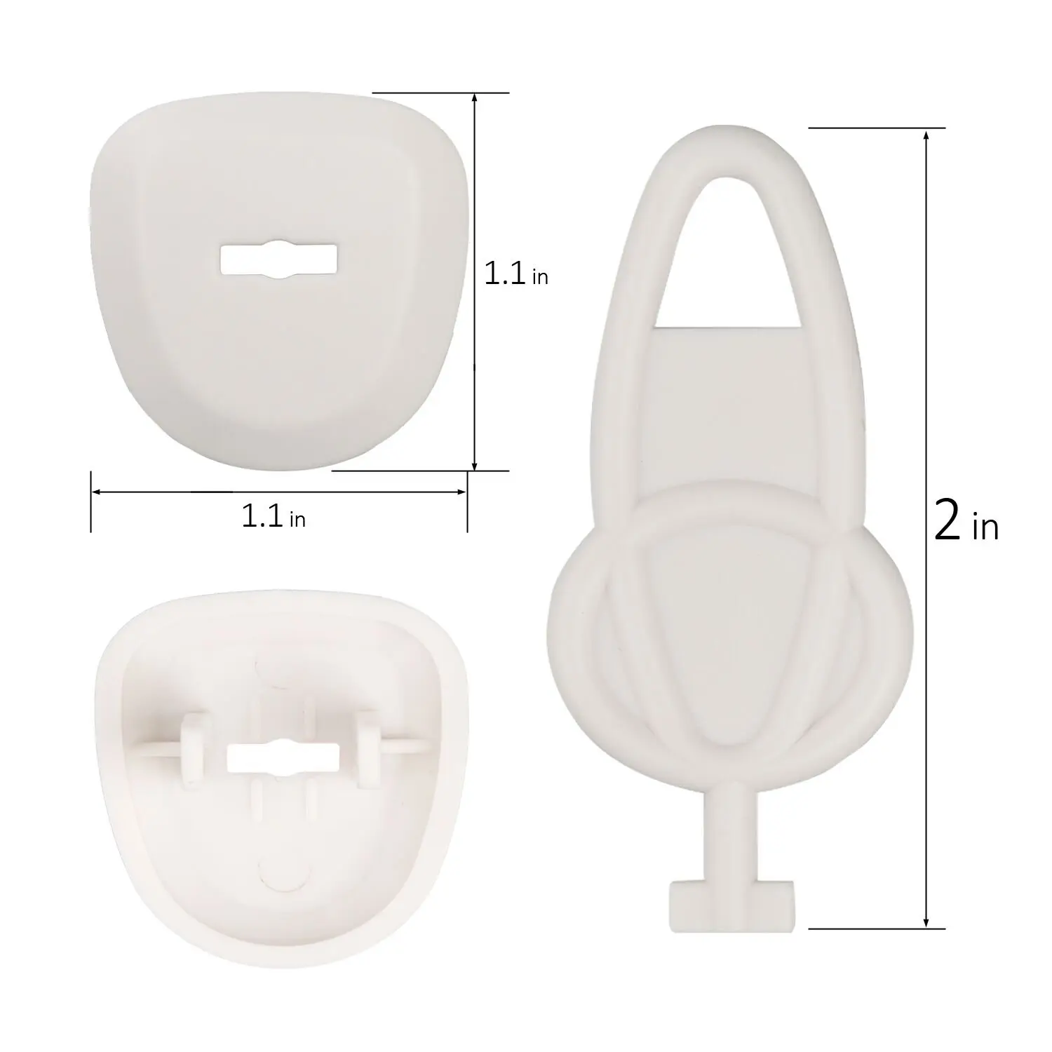 2 штырька, детская пластиковая Выдвижная розетка с пандой