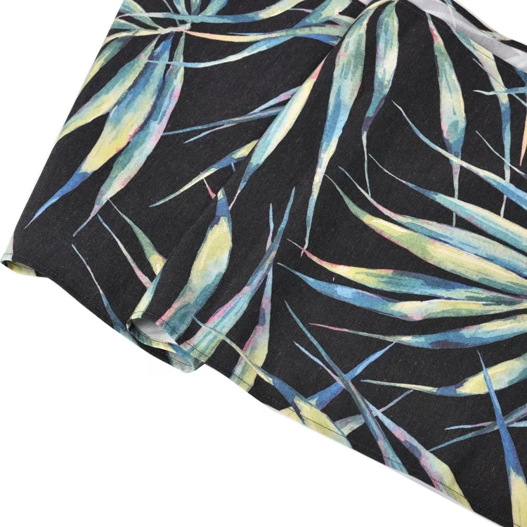 Black Leaves Fabric Tablecloth Custom Print Dinner Table Cover Rectangle Desk Cloth Covers Waterproof Table Cloth Mat