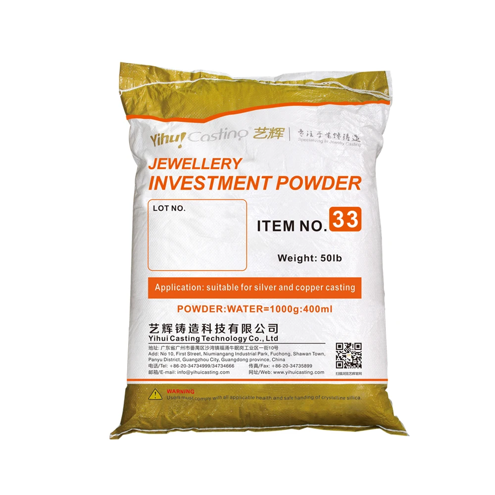YihuiCasting Investment Powder for Jewelry Lost Wax Casting Sale Gold Silver Copper