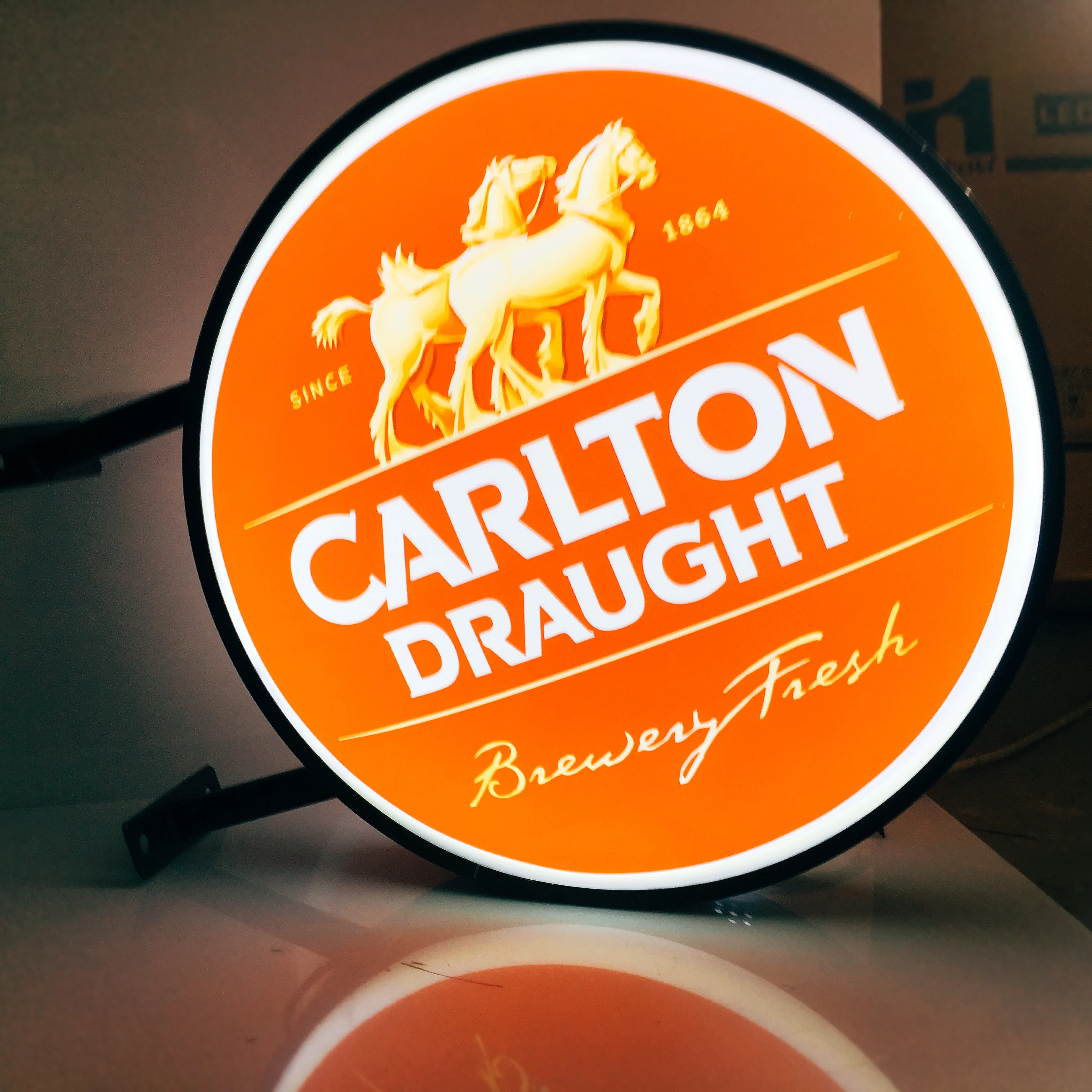 
Outdoor turning board lightbox advertising round rotating led sign 3d acrylic light box 