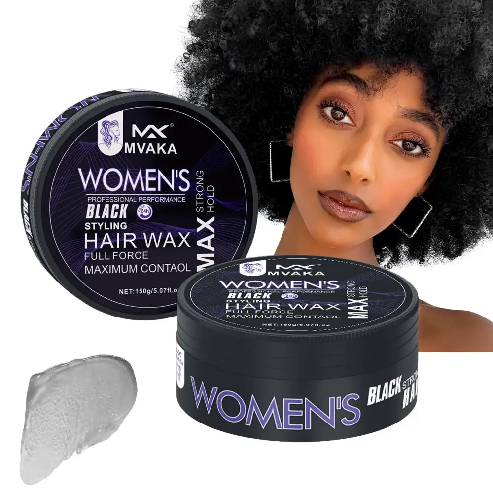 Private Label men women hair gel styling products Hair Wax Long Lasting Styling Wax Hair Edge Control