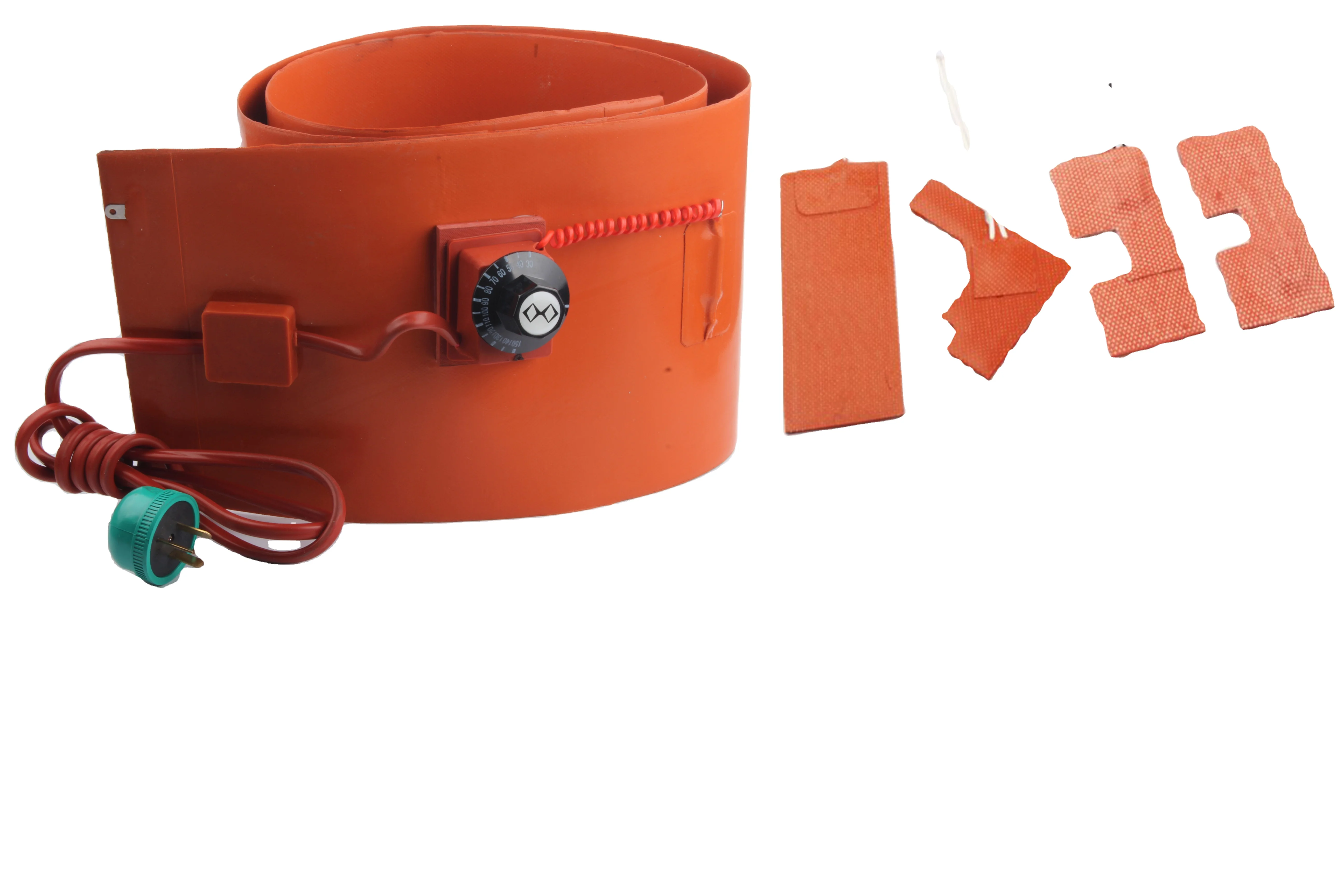 Industrial Flexible Electric Silicone Rubber Heater 12V Heating Pad for Pipeline frost protection