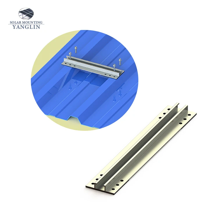 solar rail mount solar panel railings mounting solar panel mounting rail for photovoltaic support assembly, wholesale