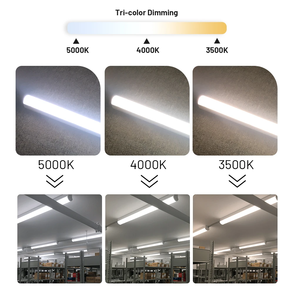 Brandon Commercial Led Batten Light Replacement Ce Ul Dlc Aluminum Batten Light Linkable Tube With Lehs For Supermarket