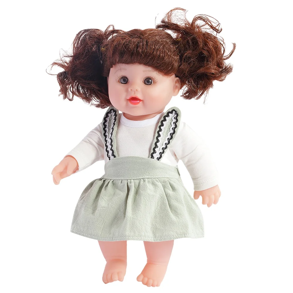 12 inch manufacturers wholesales doll doublade plush full silicone baby doll for kids birthday gift box sets for girls