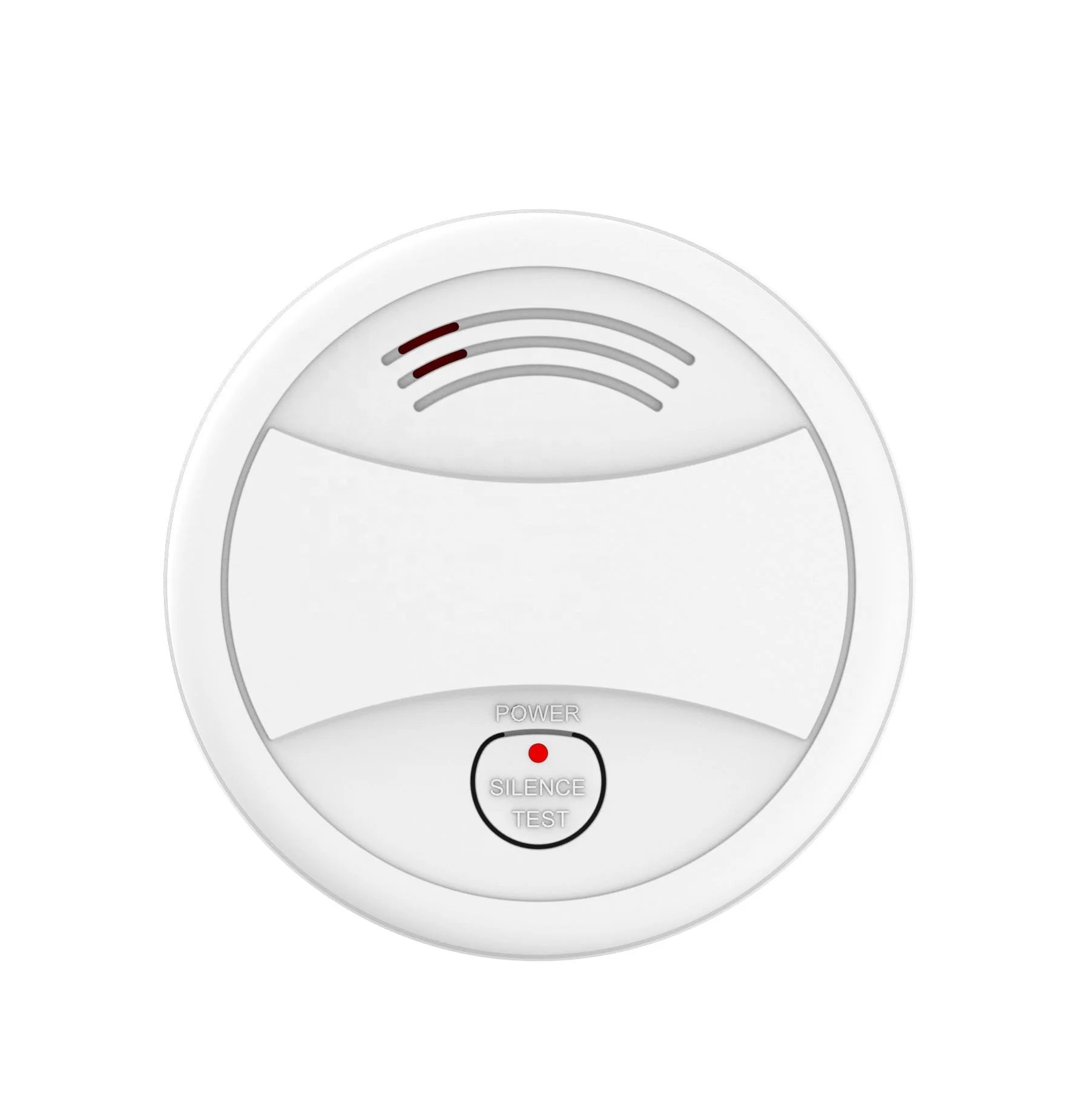 Independent fire alarm sensor with mute function for home security CPR EN 14604 certified standalone smoke detector