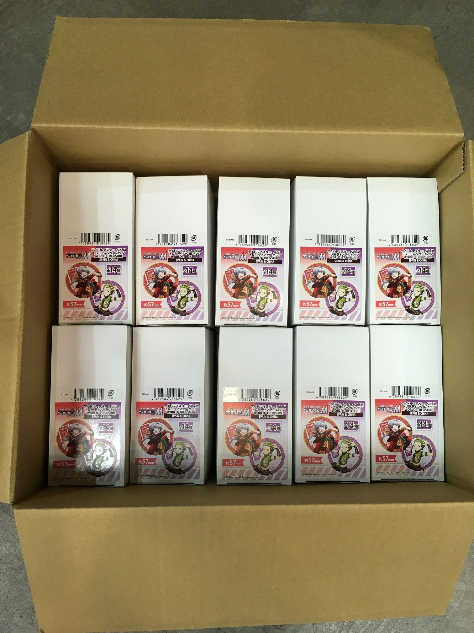 Japanese made useful collaborating metal clothing pin button badge