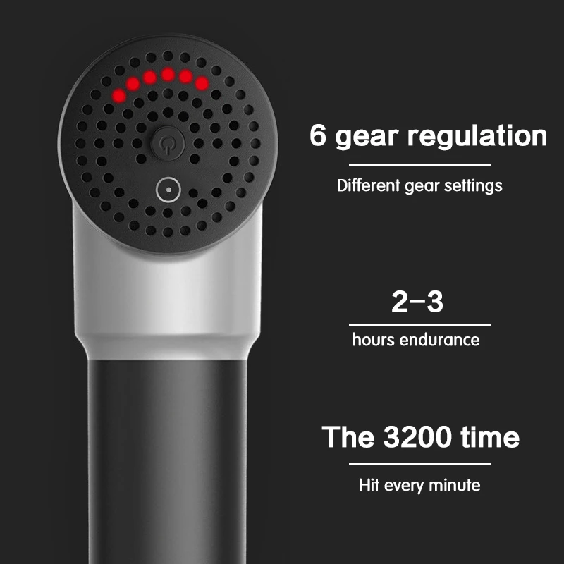 Drop Shipping Muscle Massage Gun Sport Therapy Massager Body Relaxation Pain Relief Slimming Shaping Massager 4 Heads
