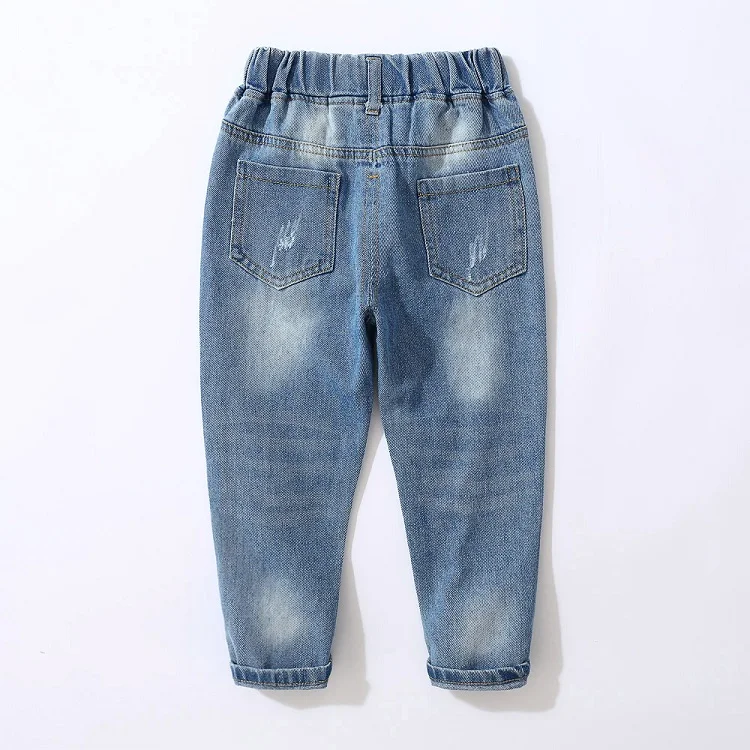 
New Premium Free Samples Fashion Design Kids Boys Denim Jeans Pant From China Wholesale Market 