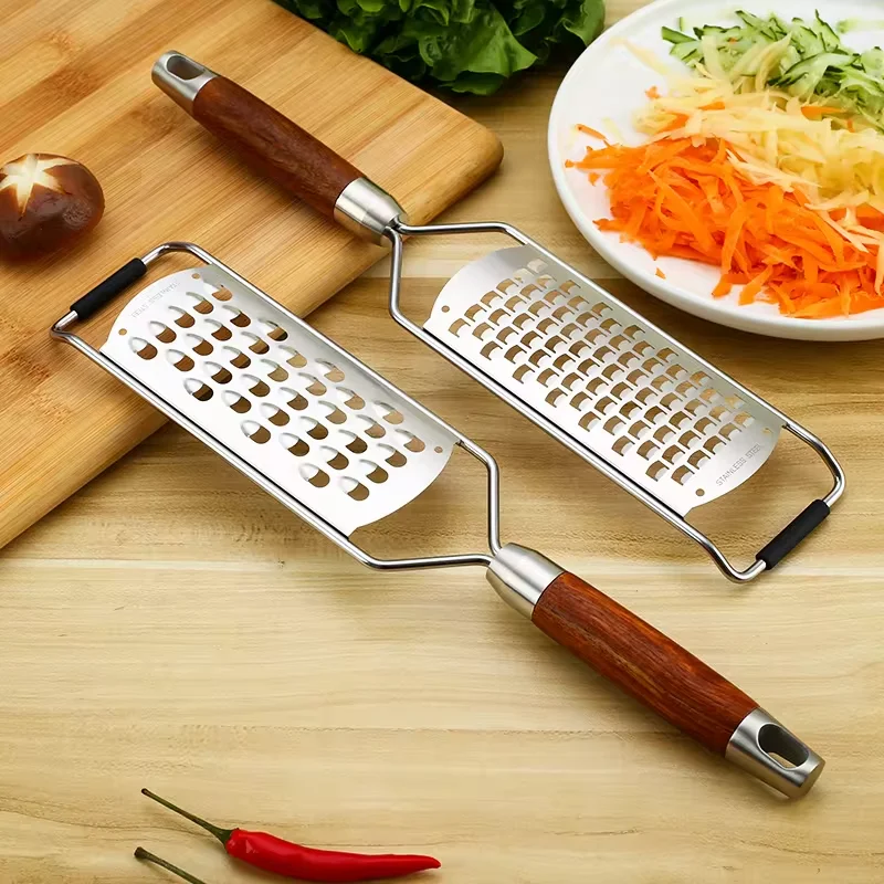 Home Product vegetable grater stainless steel garlic lemon grater stainless steel with handle