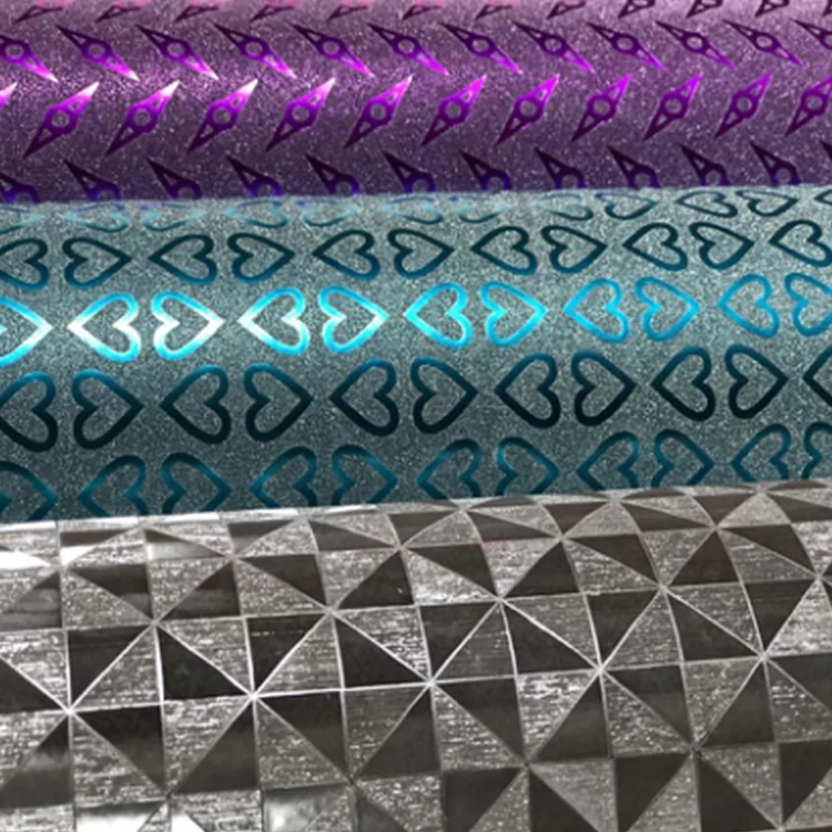 Support Samples Customizable Gift Wrap Decorative Laminate Film Glitter Roll