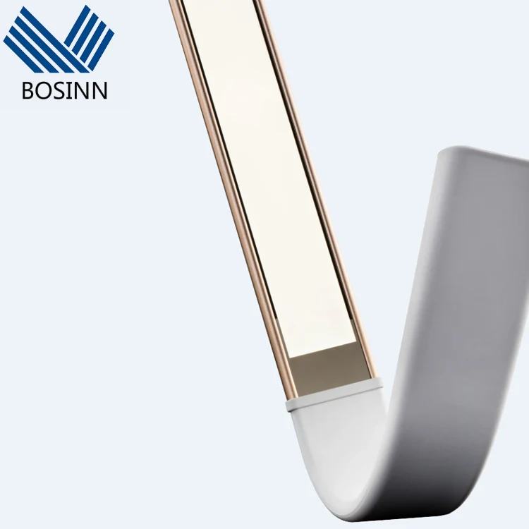 Rechargeable Led Table Lamp Flexible Curvy Metalwork Foldable Touch Dimmable Table Light Swan Neck Night Lamps