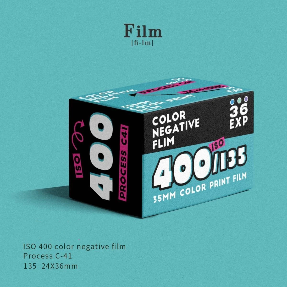 35mm With DX Color Film Rolls Disposable Camera Negative Film 64 200 400 320 ISO 36EXP Process C-41 Film For Camera