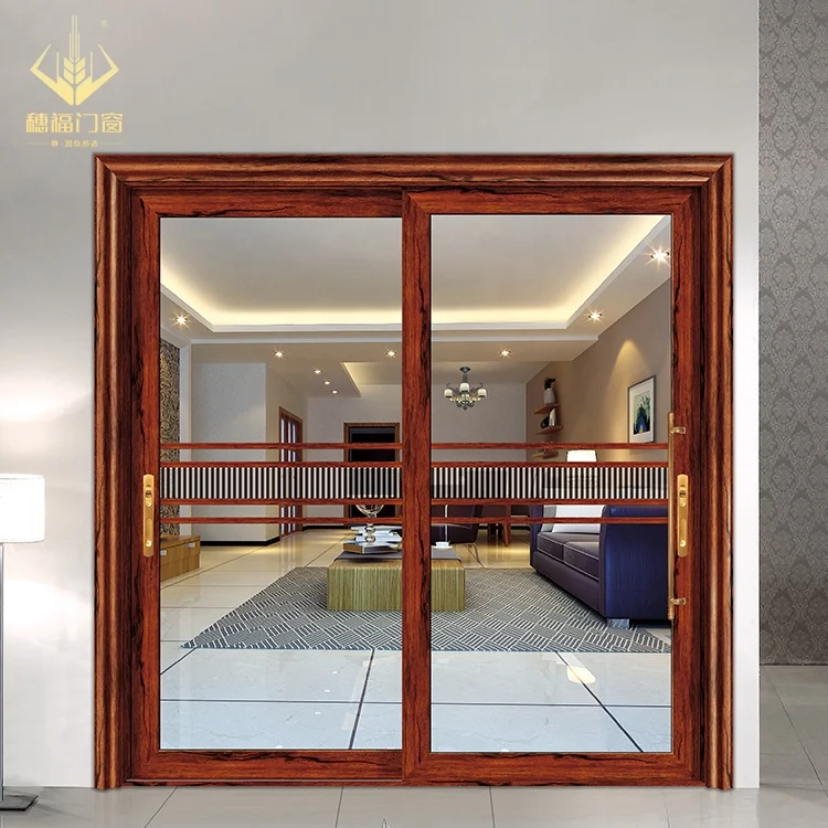 Wholesale modern house main entrance sliding door design hinges glass door