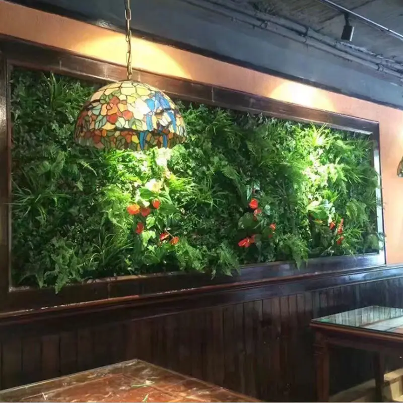 Wholesale Artificial Panel Hedges Roll Plastic Boxwood Grass Green Wall Faux Vertical Plants Wall For Garden Decoration