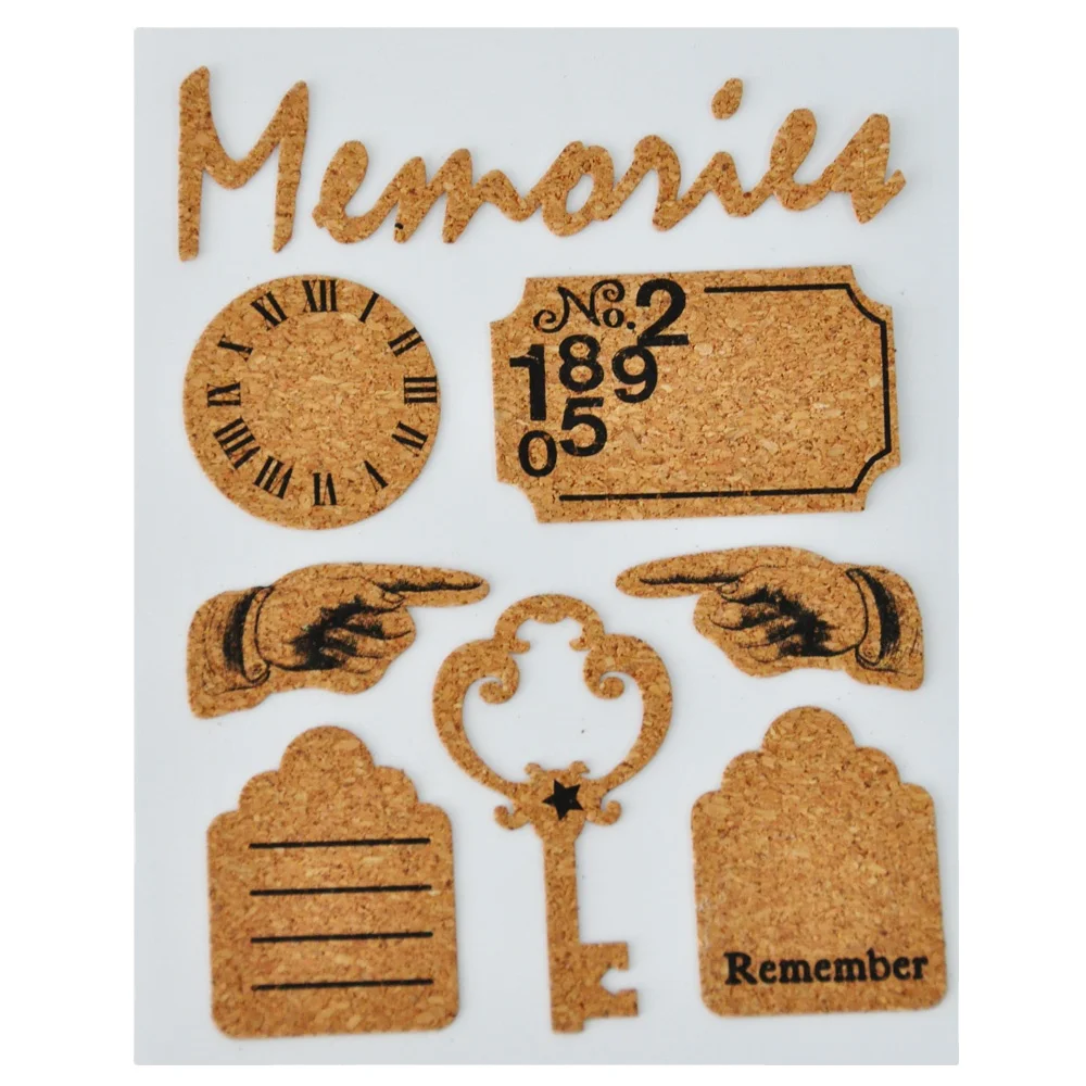Hot selling best price memories cork stickers