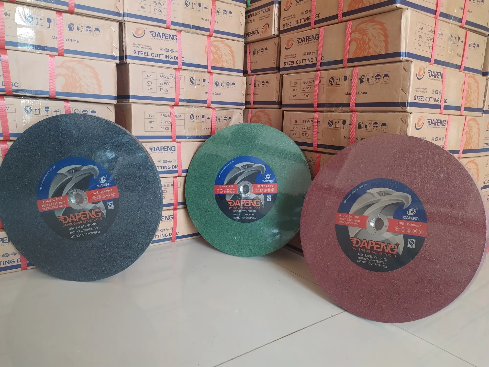 355*3.0*25.4mm aluminum oxide 4 1/2  abrasive cutting cut disc 125*1*22mm for metal