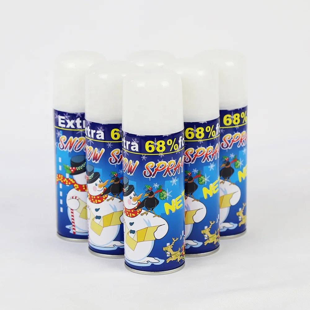 OEM Snow Spray Foam Flammable Environment Protection Gas Ce Melt Snow Spray Flake With ISO9001 Approved