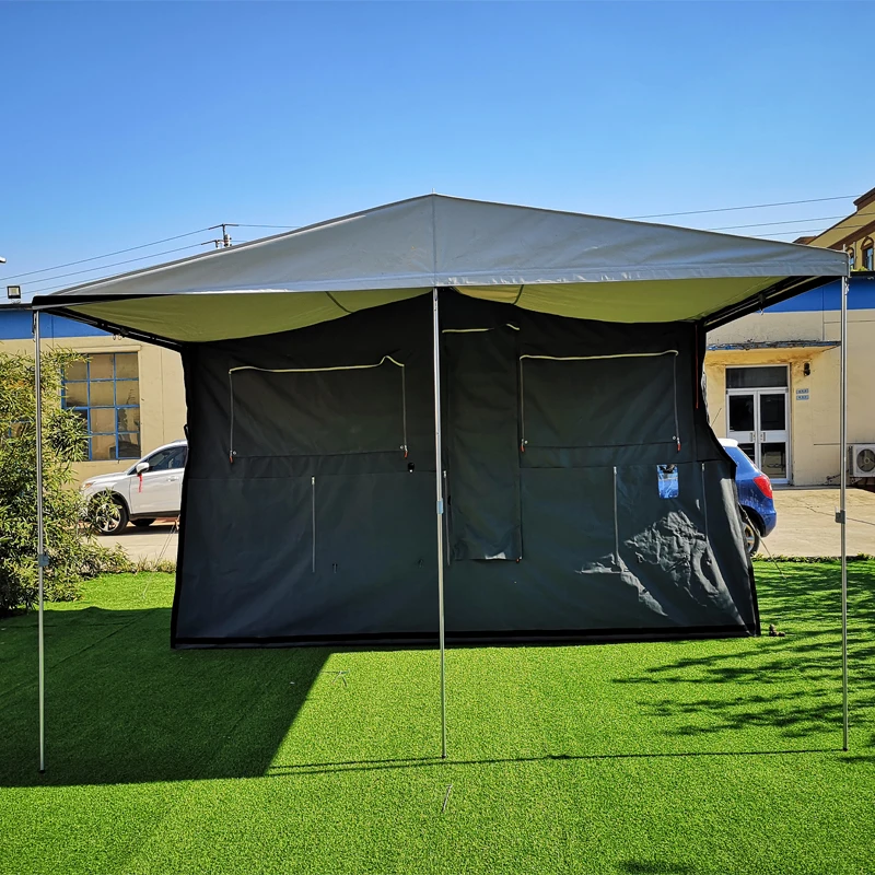 ENJOIN 2022 Hot Garavan Tent Car Awning Factory Customized Roof Top Tent  Car Side Awning for Outdoor Camping