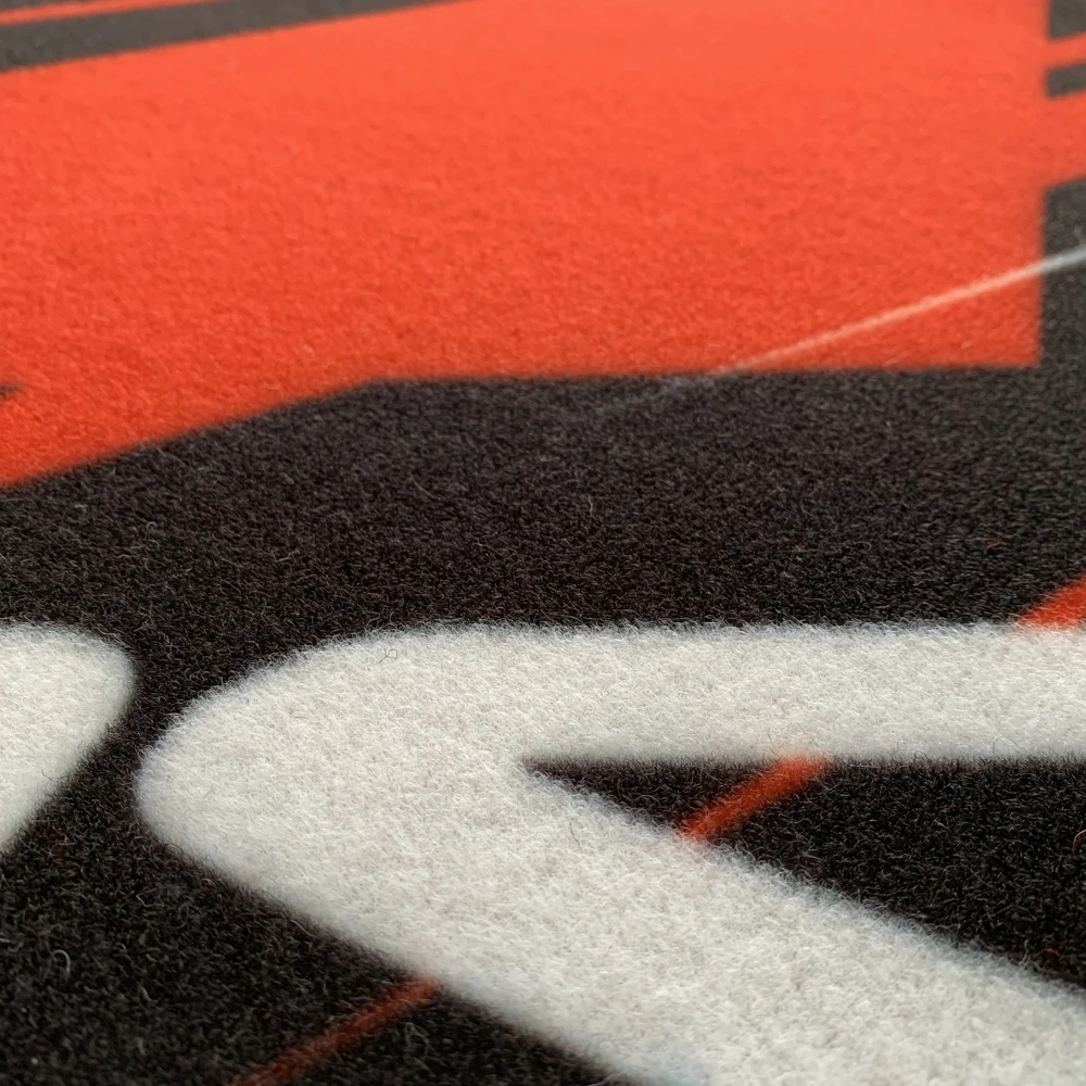 Customized Logo Motorbike Race Premium Environmental Mat PVC Garage Floor Mat Non Slip