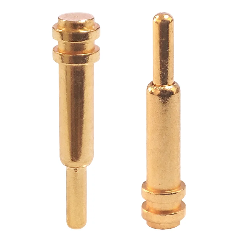 Customize Length 5V2A 12V 2A Single Pin In-Mold Injection Gold Plated Waterproof Pogo Pin Connector