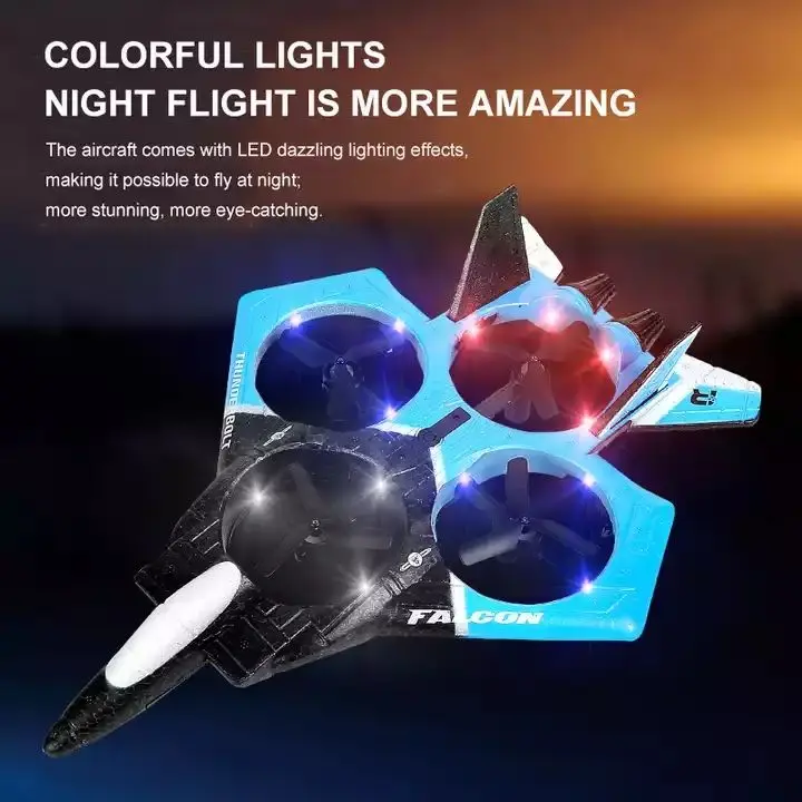 2.4g Epp Foam Plane Fighter Hand Gesture Avion Rc Quadrotor Auto Return Flying Airplane Toy Camera Remote Control Aircraft