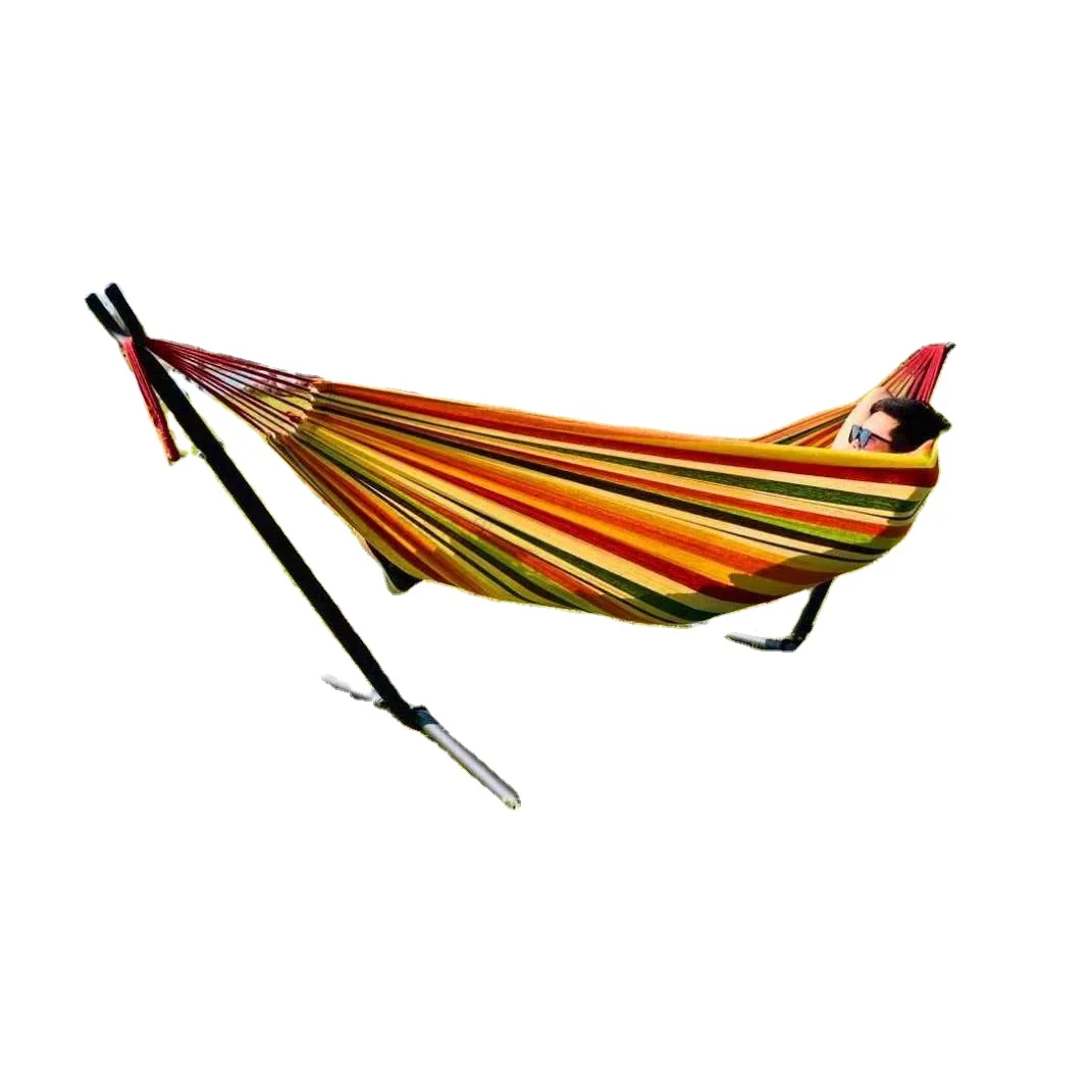 3D Max Outdoor Foldable Hammock Adjustable Footrest Foot Rest Hammock Patio Garden Beach Canvas Folding Hammock Chair