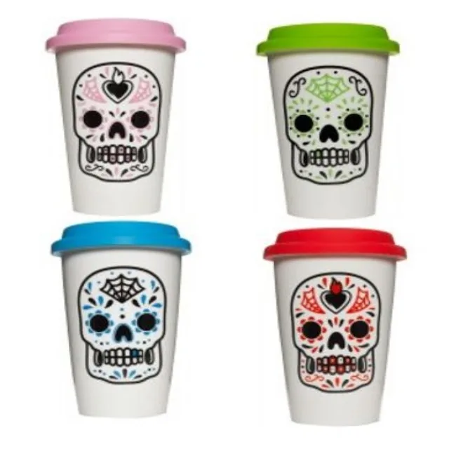 Custom Reusable Eco Friendly 16OZ Coffee Cups With Lids for wholesale