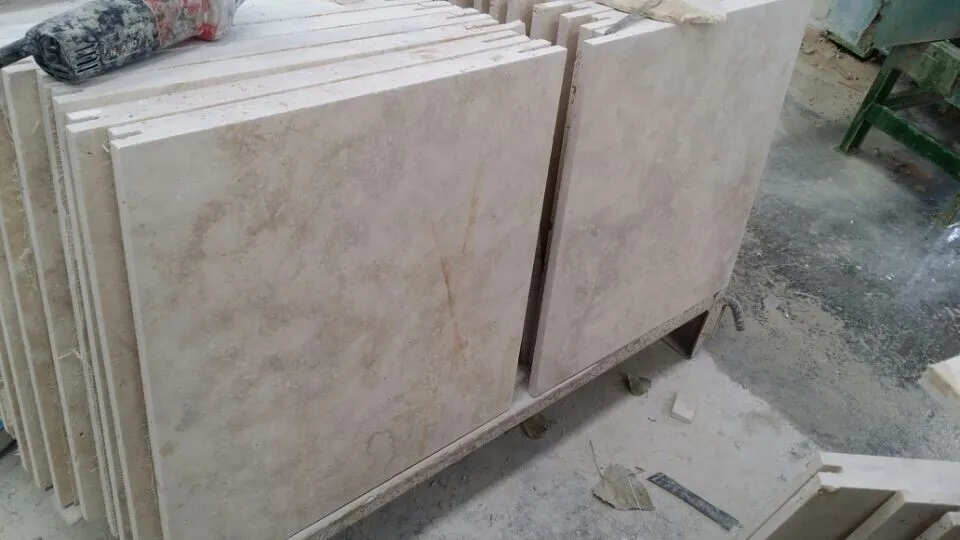 Wholesale low price Beige color travertine stone