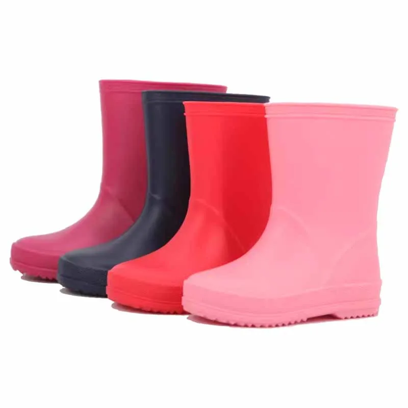 Детские садовые резиновые сапоги из ПВХ