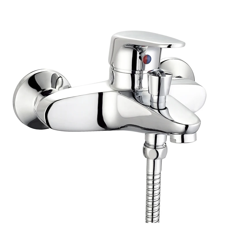 Shower faucet single lever shower water mixer,Modern low lead brass bath shower faucets