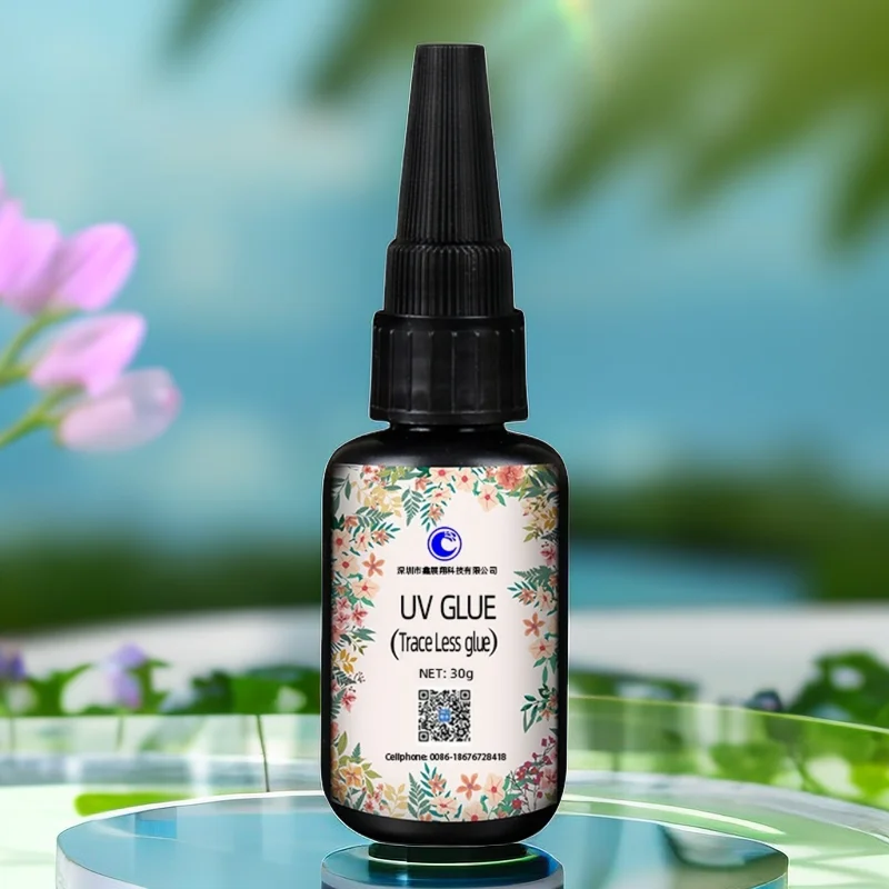 100g UV resin Wholesale UV Acrylic Curing Resin Epoxy Resin UV Resistant Glue Crystal Clear for Jewelry Making Crafts