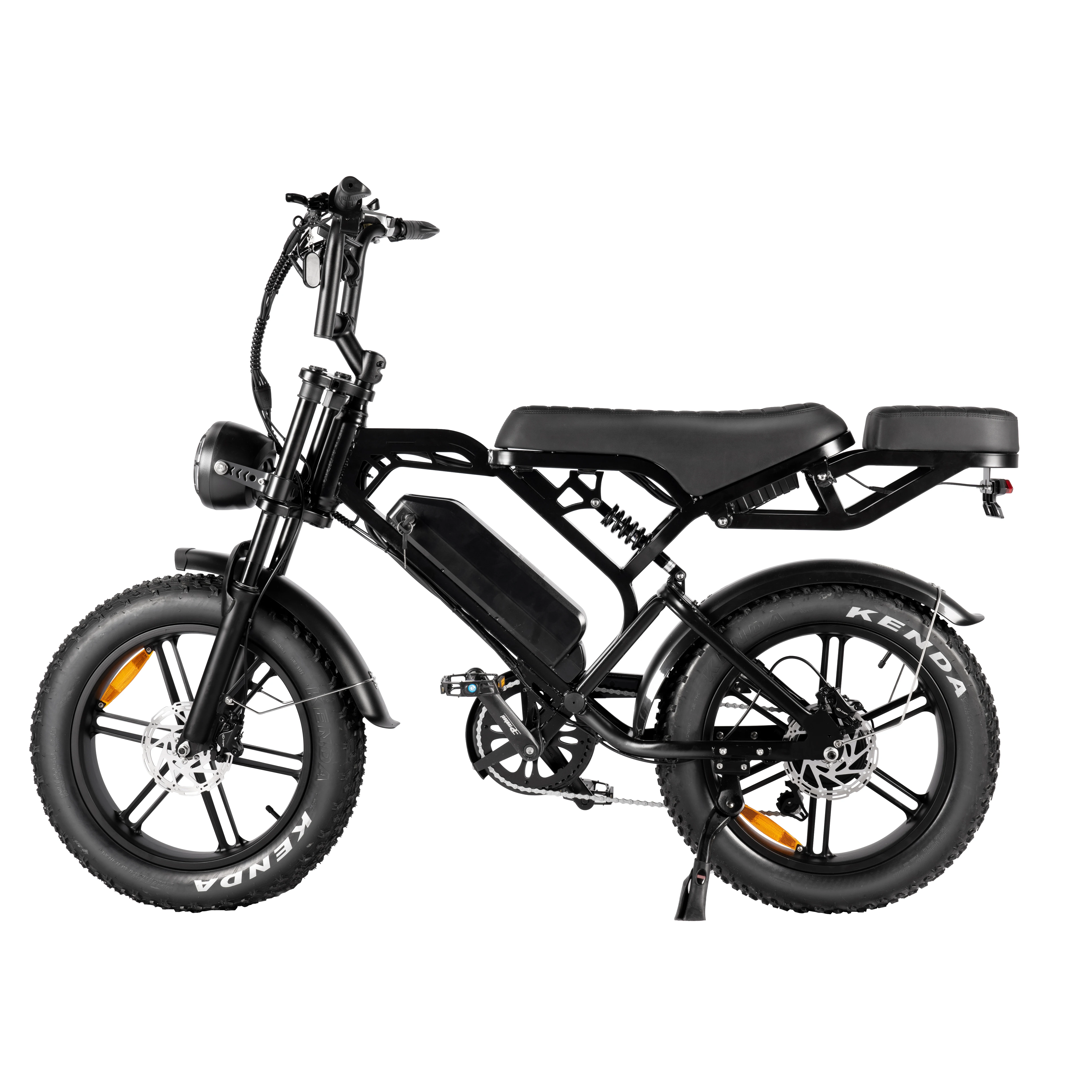 EU warehouse  ready stock V20 Pro Full Suspension Mountain Bike 20 inches Mountain Bicycle Fat Tire Elektrische Fiets