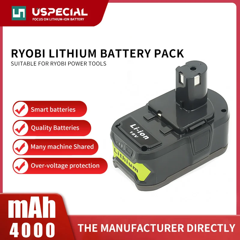 18V 4AH P108 Rechargeable Power Tool Battery Replacement For Ryobi Li ion Battery ryobi 18v battery