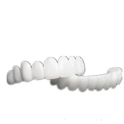 Big Size Snap on Smile Dental Upper Lower False Teeth Cover Perfect Bright Veneers Comfort Fit Flex Dentures Braces Whitening