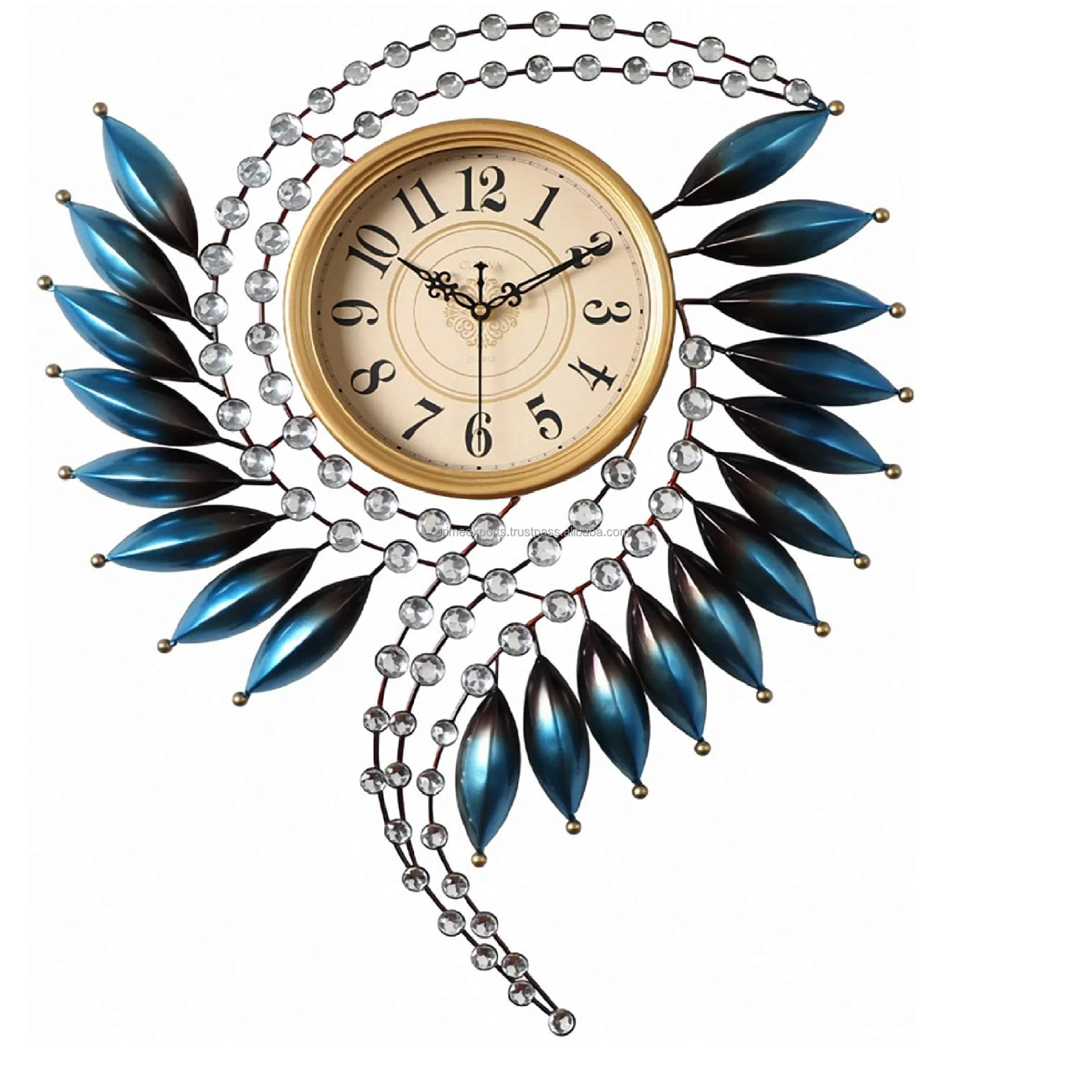 Modern Decorative Metal Wall Clock Exclusive Design And Style For Home Decor Interior Accurate Travel time and Long Service Life