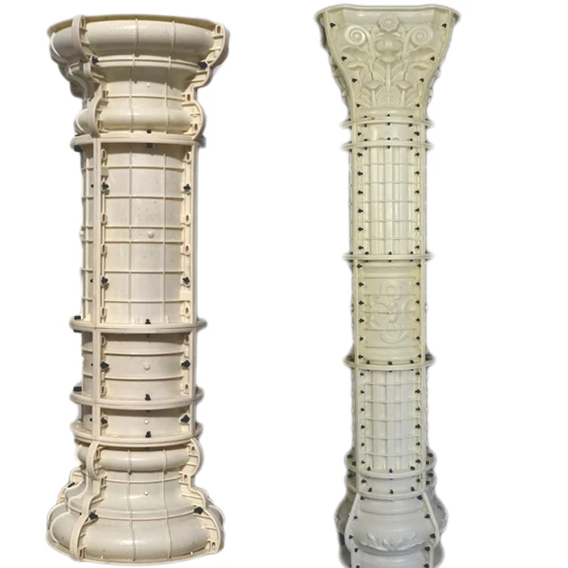 30cm Roman Mould  Pillar ABS Plastic Durable Round Concrete Pedestal Column Mold
