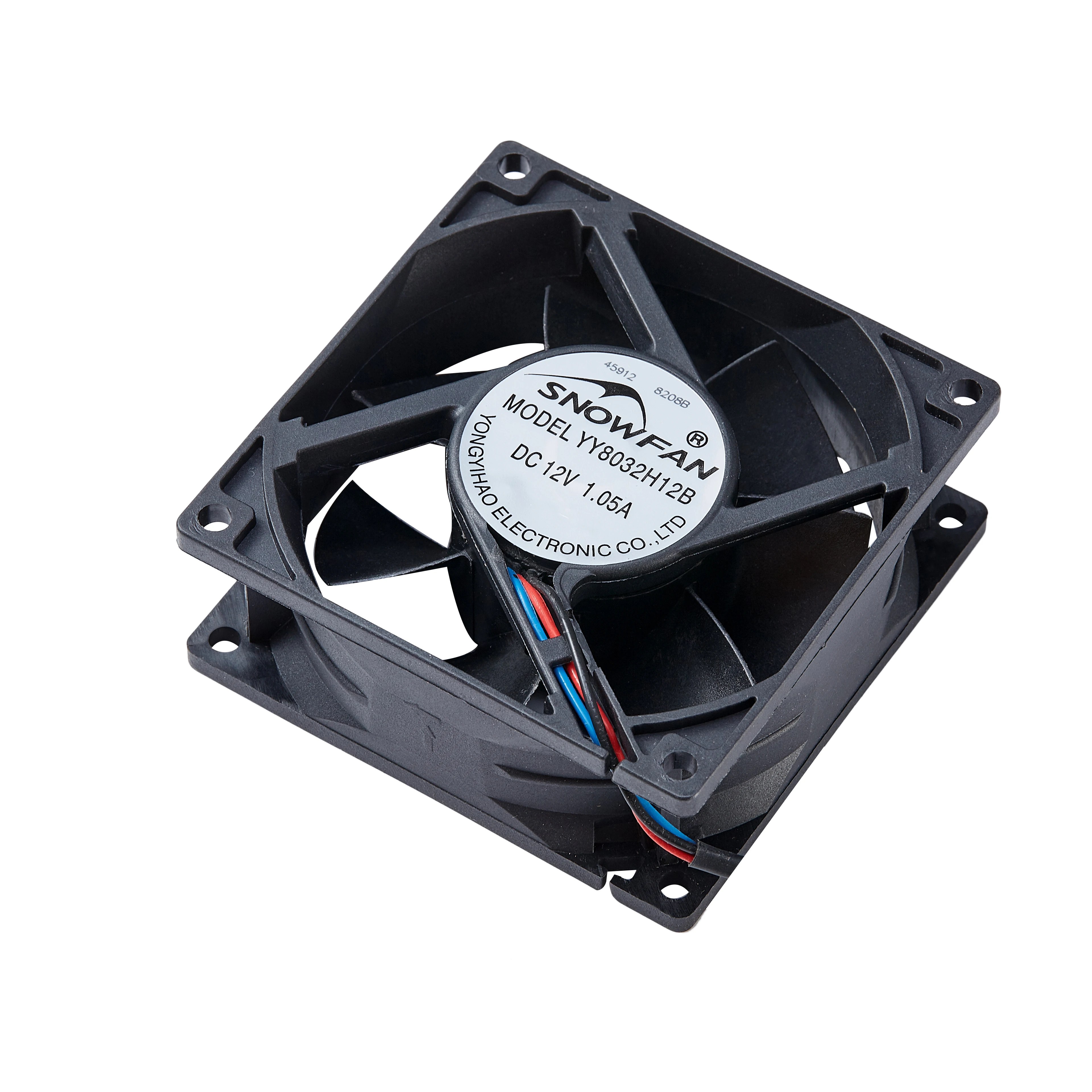 China Top 12V 24V 48V 80x80x38Mm Brushless Ventilating Industrial Cooling Fan