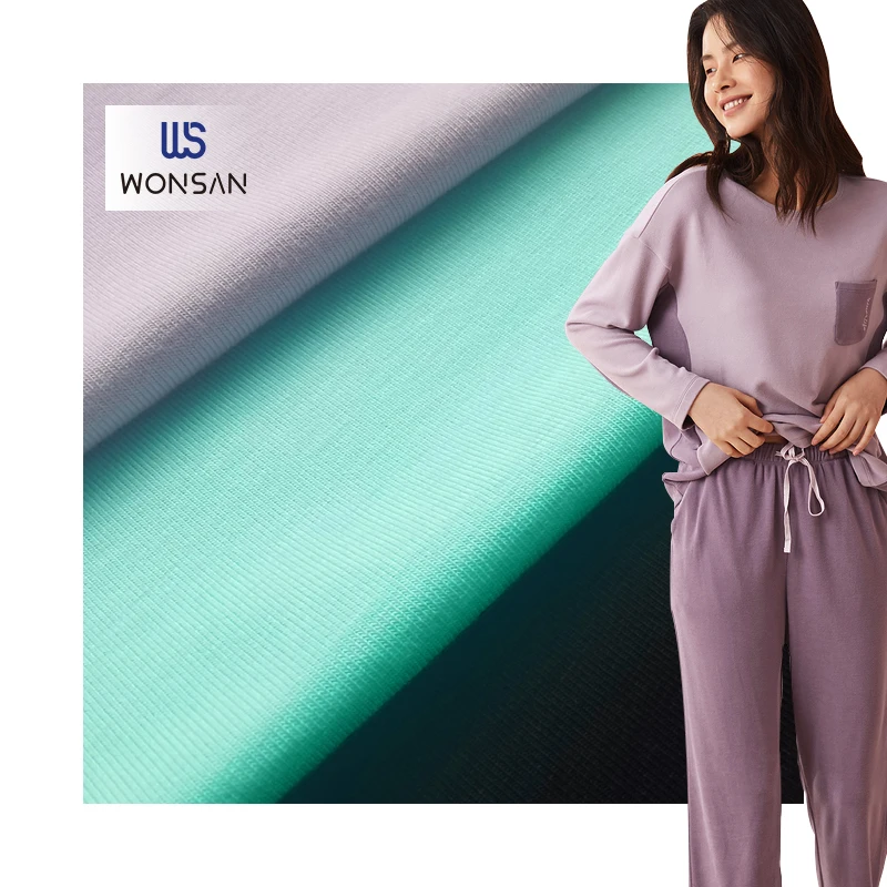Modal/cotton/Spandex Jersey Home leisure top Pants Pajama fabric comfortable breathable material knitted