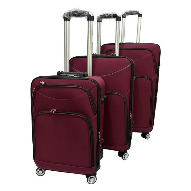 Ultralight light NYLON luggage travel suitcase luggage bag 360 steering wheel trolley luggage sets nylon suitcase