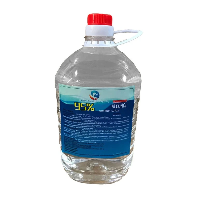 
 Бесцветный Поливиниловый уникальный дизайн, этиловый спирт 95% превосходного качества 2000 мл 95% этанол  