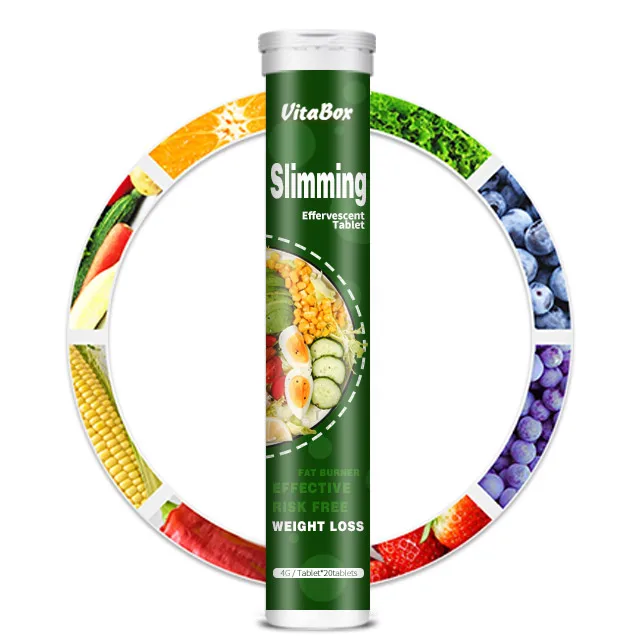 Natural food supplement magic slim diet tablet weight loss slimming effervescent tablets