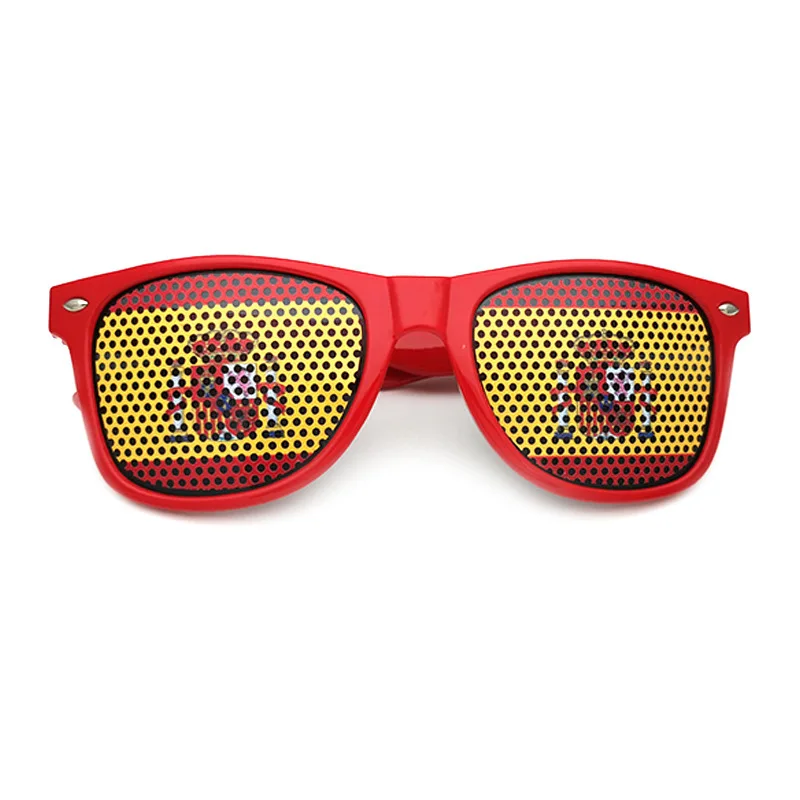 Wholesale soccer flag sunglasses microfiber drawstring bag pouches England Italy German american flag sunglasses